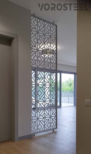 Panel ażurowy metalowy -ścianka ażurowa